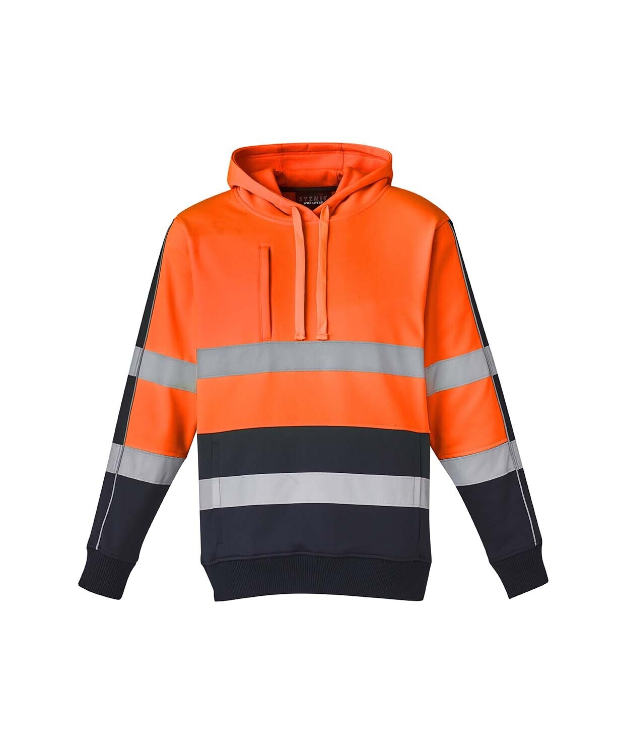 Syzmik Unisex Hi Vis Stretch Taped Hoodie - SafetyHQ