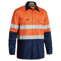 Bisley Taped Hi Vis Industrial Cool Vented Shirt