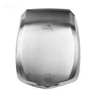 Dolphy automatic touchless supercharge hand dryer 800w stainless steel - silver