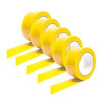 Dolphy floor marking tape (pack of 5) - yellow