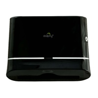 Dolphy ultraslim durable abs paper towel dispenser - black