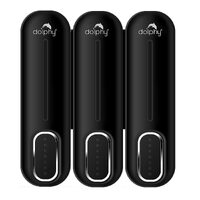 Soap dispenser 300ml set of 3 - black