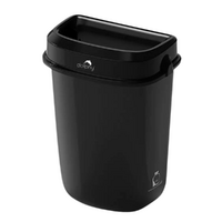 Dolphy plaza waste bin 32l polypropylene - black