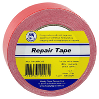 Husky Tape 24x Pack 105 Red Cloth Tape Retail 48mm x 25m