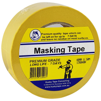 Husky Tape 36x Pack 1260 7 Day Premium Masking Retail Label 25mm x 50m