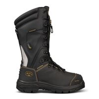 Oliver AT 65 Series 350mm Black Laced In Zip Mining Boot - Waterproof