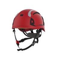 JSP Evo Alta Dualswitch Vented Helmet Cr2 With Wheel Ratchet Red