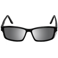 Twister photochromic safety glasses - black frame/smoke lens