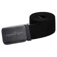 Portwest Elasticated Work Belt Colour Black Size
