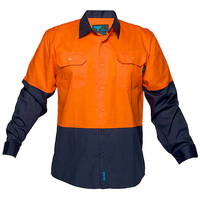 Prime Mover Hi-Vis Two Tone Lightweight Long Sleeve Shirt