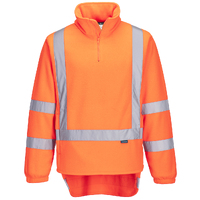 Portwest TTMC-W17 Hi-Vis X Back 1/4 Zip Polar Fleece