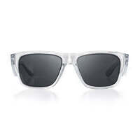 SafeStyle Fusions Clear Frame Polarised Lens Safety Glasses