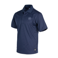 Unit Mens Polo Work Tactic Navy