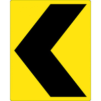 Obstruction Marker Traffic Safety Sign 600x750mm