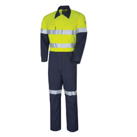 Arc flash Yellow/Navy D/N Coverall HRC2 Size 102R/XL 8.6cal/cm2