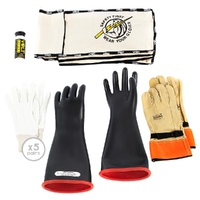 Volt Safety Insulated Glove Kit Class 1 7.5kV