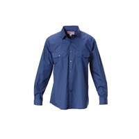 Hard Yakka Foundations Poly Cotton Permanent Press Long Sleeve Shirt