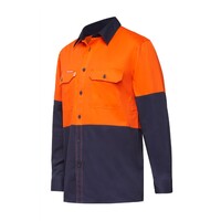 Hard Yakka Koolgear Hi-Visibility Two Tone Ventilated Long Sleeve Shirt