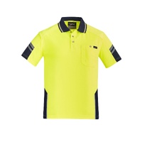 Syzmik Mens Reinforced Hi Vis Squad S/S Polo